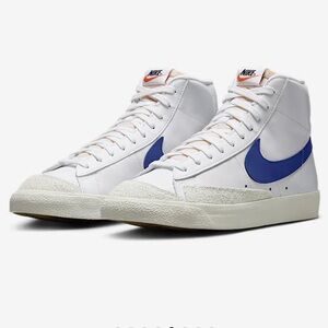 Nike Blazer Mid '77 White/Royal Size Women’s 9/Men’s 7.5 NEW